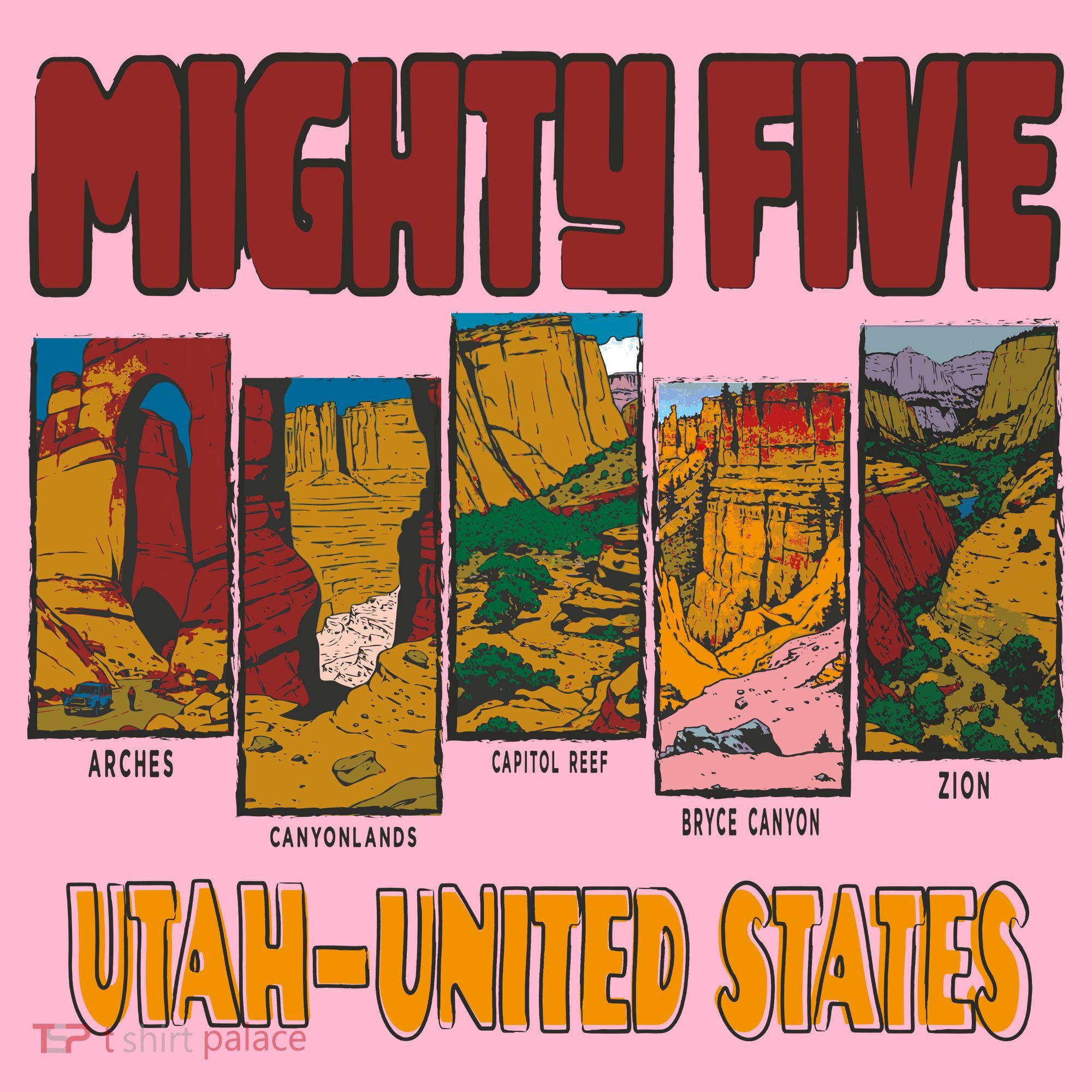 Big 5 Utah Mighty Five National Park Coaster