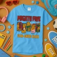Big 5 Utah Mighty Five National Park Kids T-Shirt thumb 3