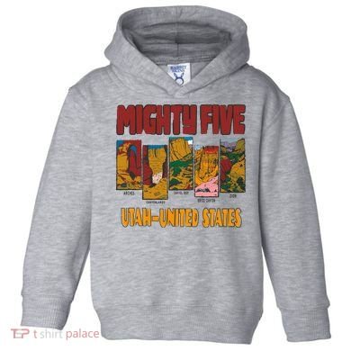 Big 5 Utah Mighty Five National Park Toddler Hoodie