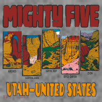 Big 5 Utah Mighty Five National Park Toddler Hoodie thumb 2
