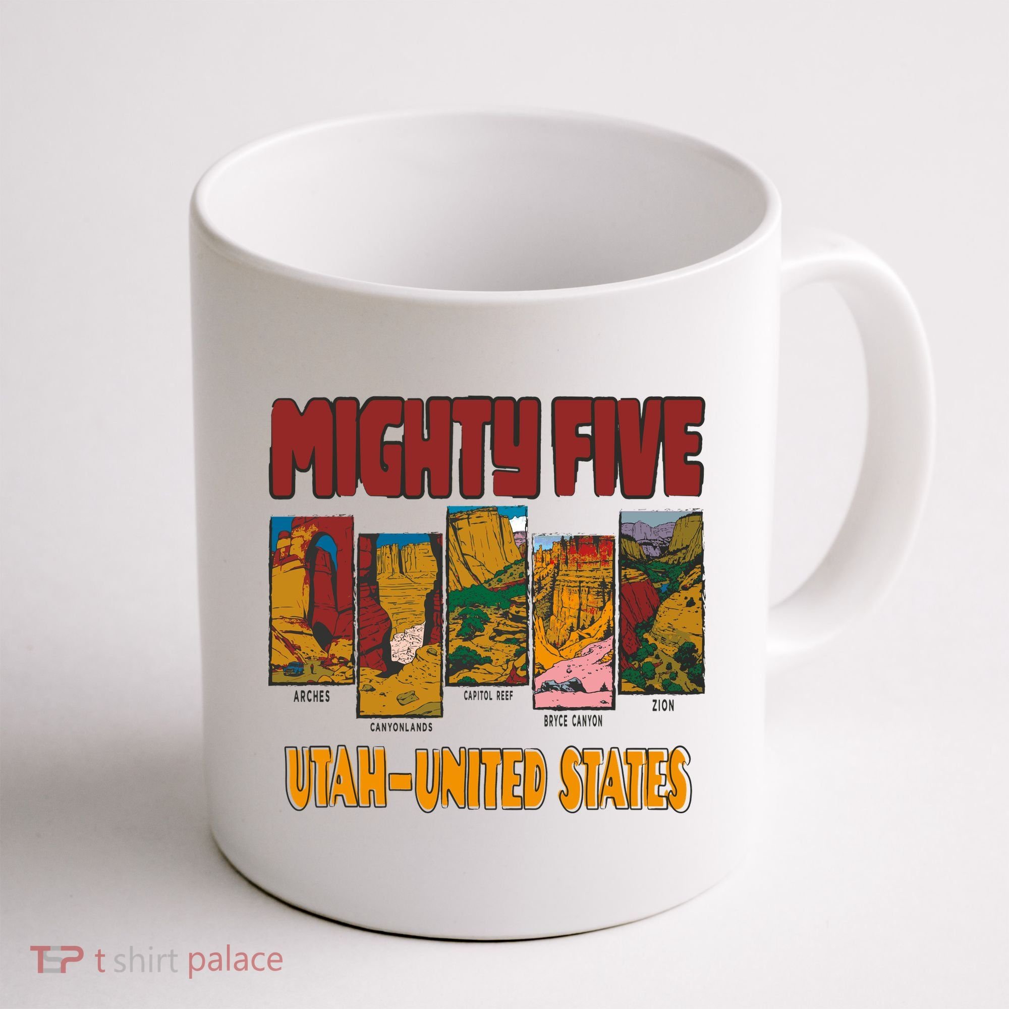 Big 5 Utah Mighty Five National Park Coffee Mug