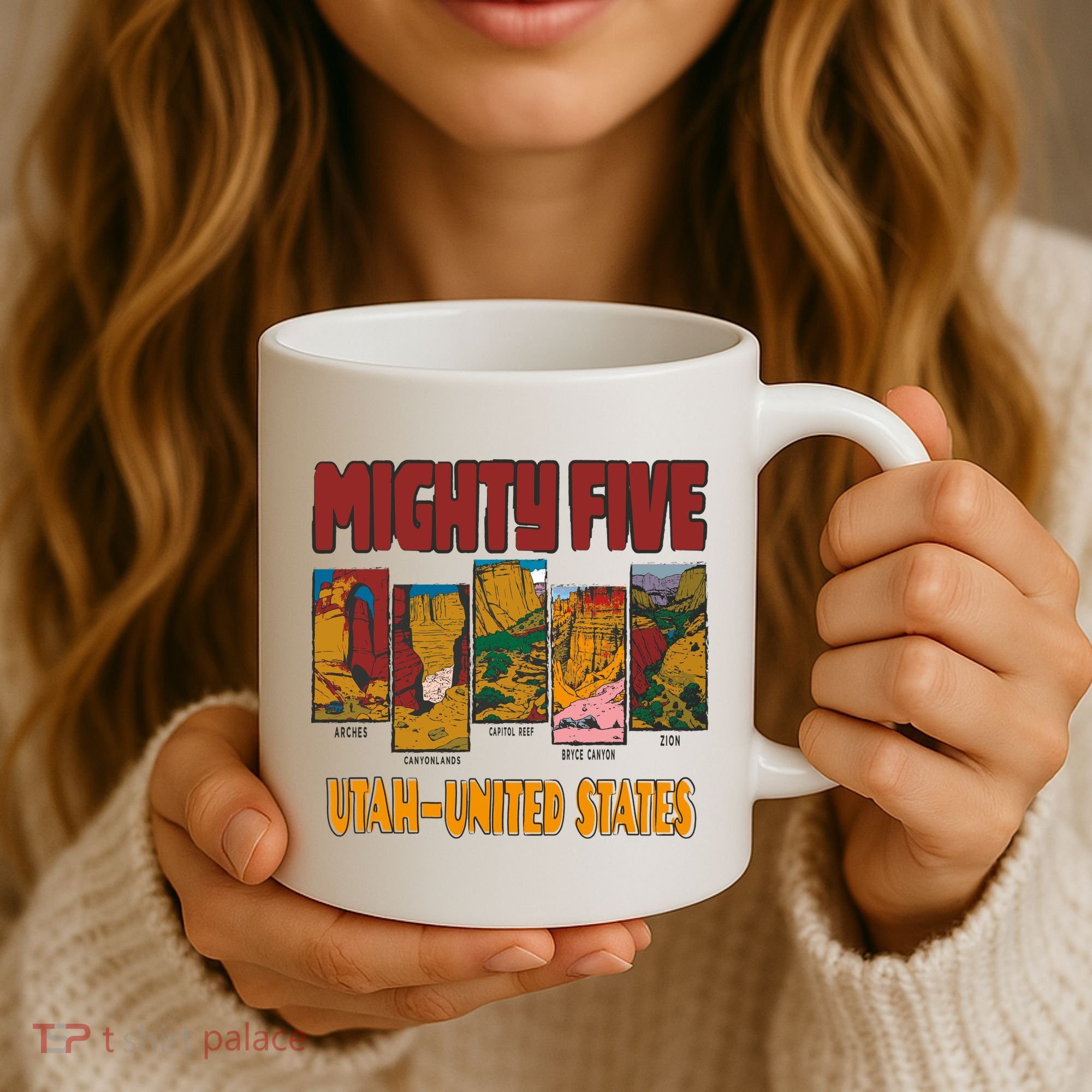 Big 5 Utah Mighty Five National Park Coffee Mug