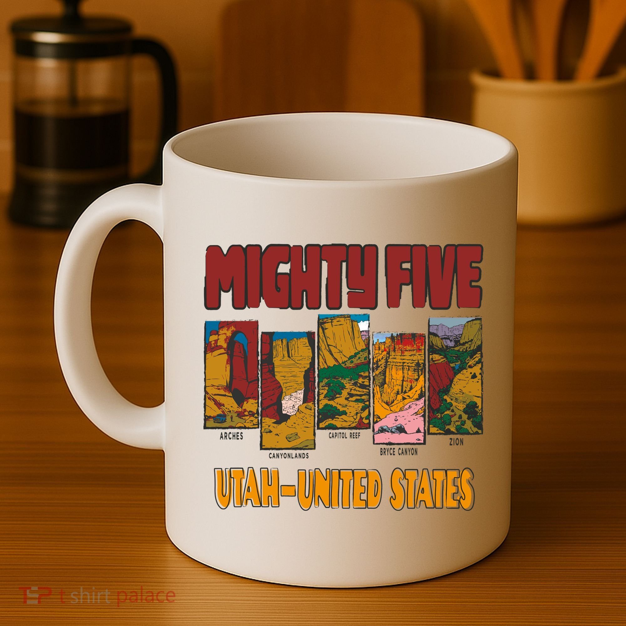 Big 5 Utah Mighty Five National Park Coffee Mug