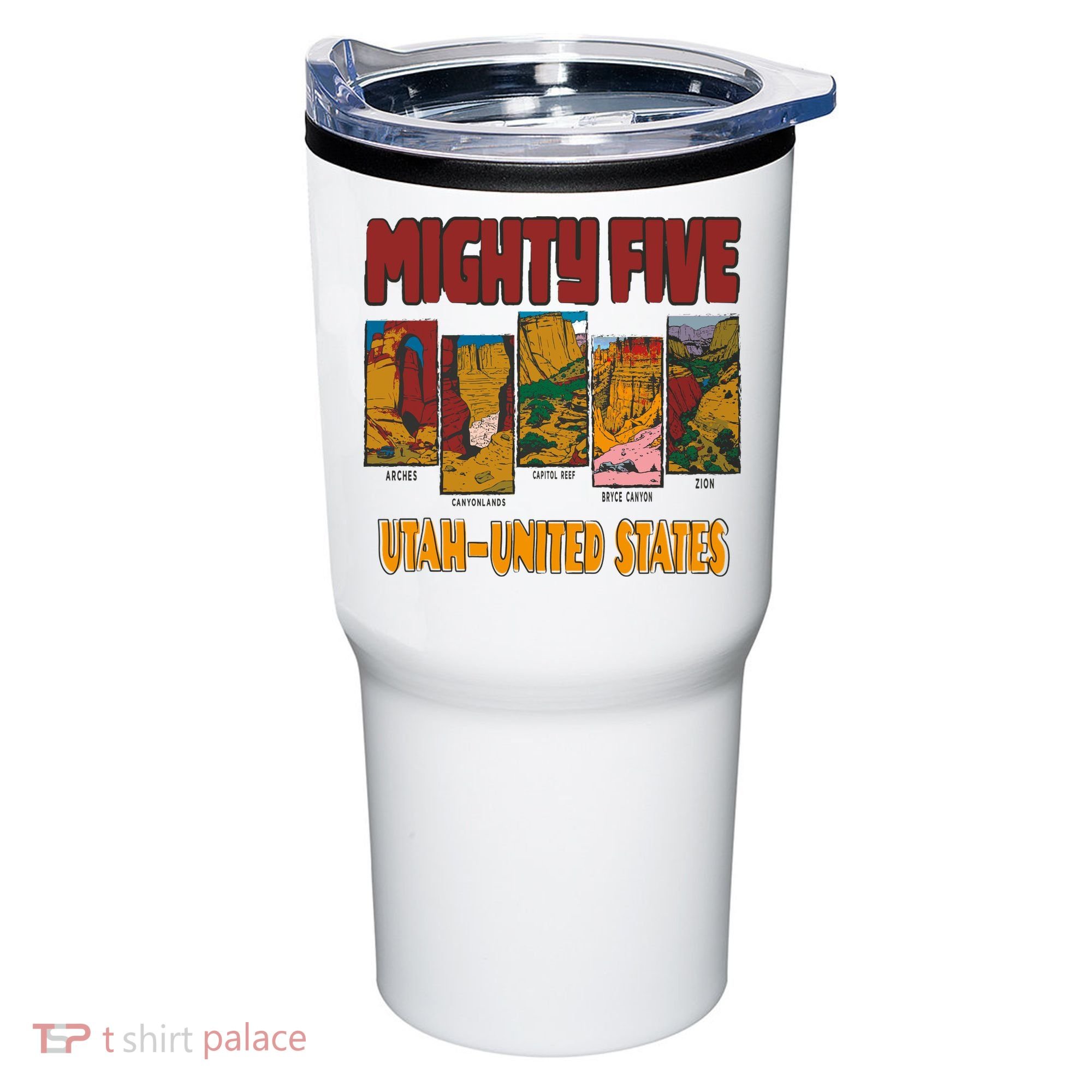 Big 5 Utah Mighty Five National Park Tumbler