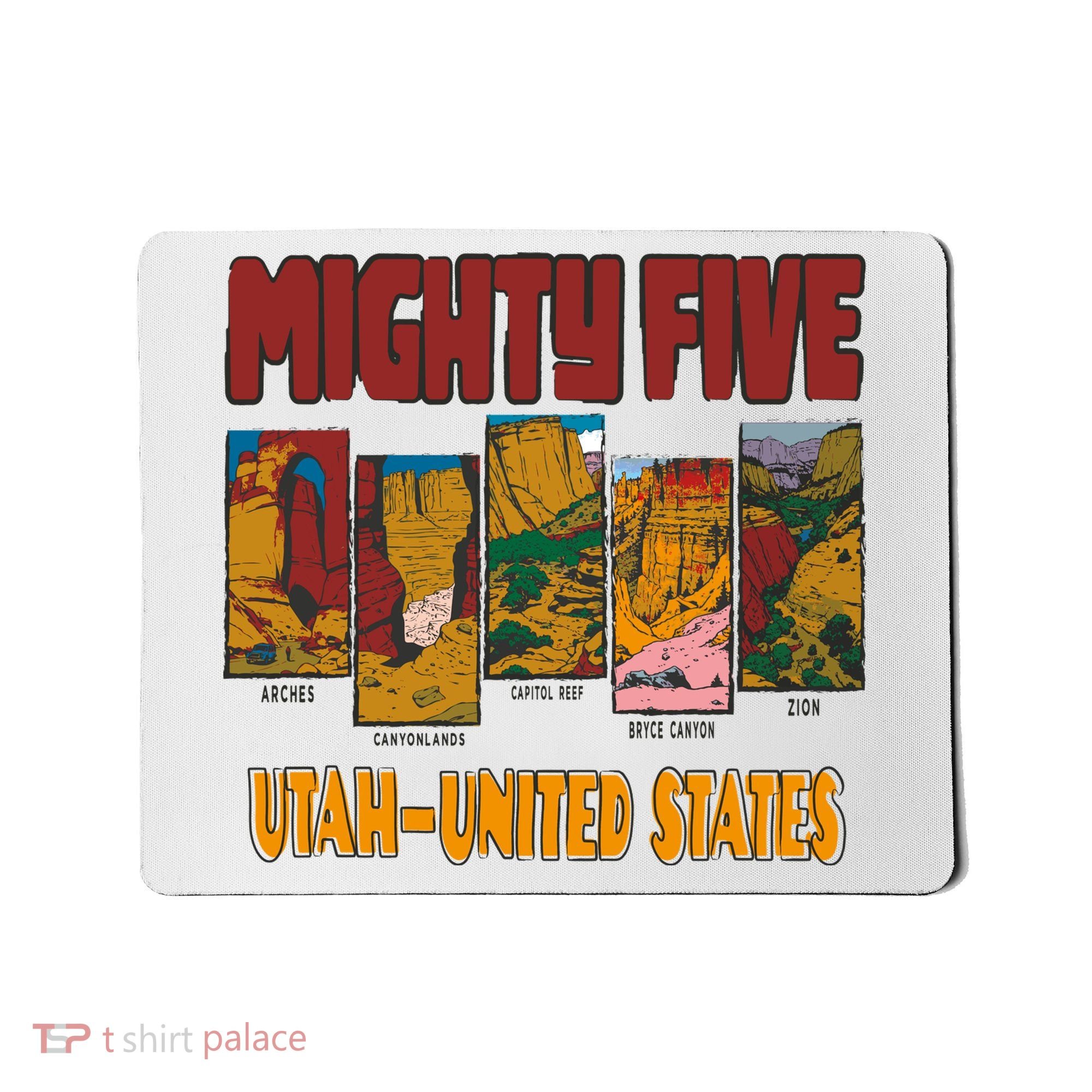 Big 5 Utah Mighty Five National Park Mousepad