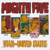 Big 5 Utah Mighty Five National Park Women's Tank Top thumb 5