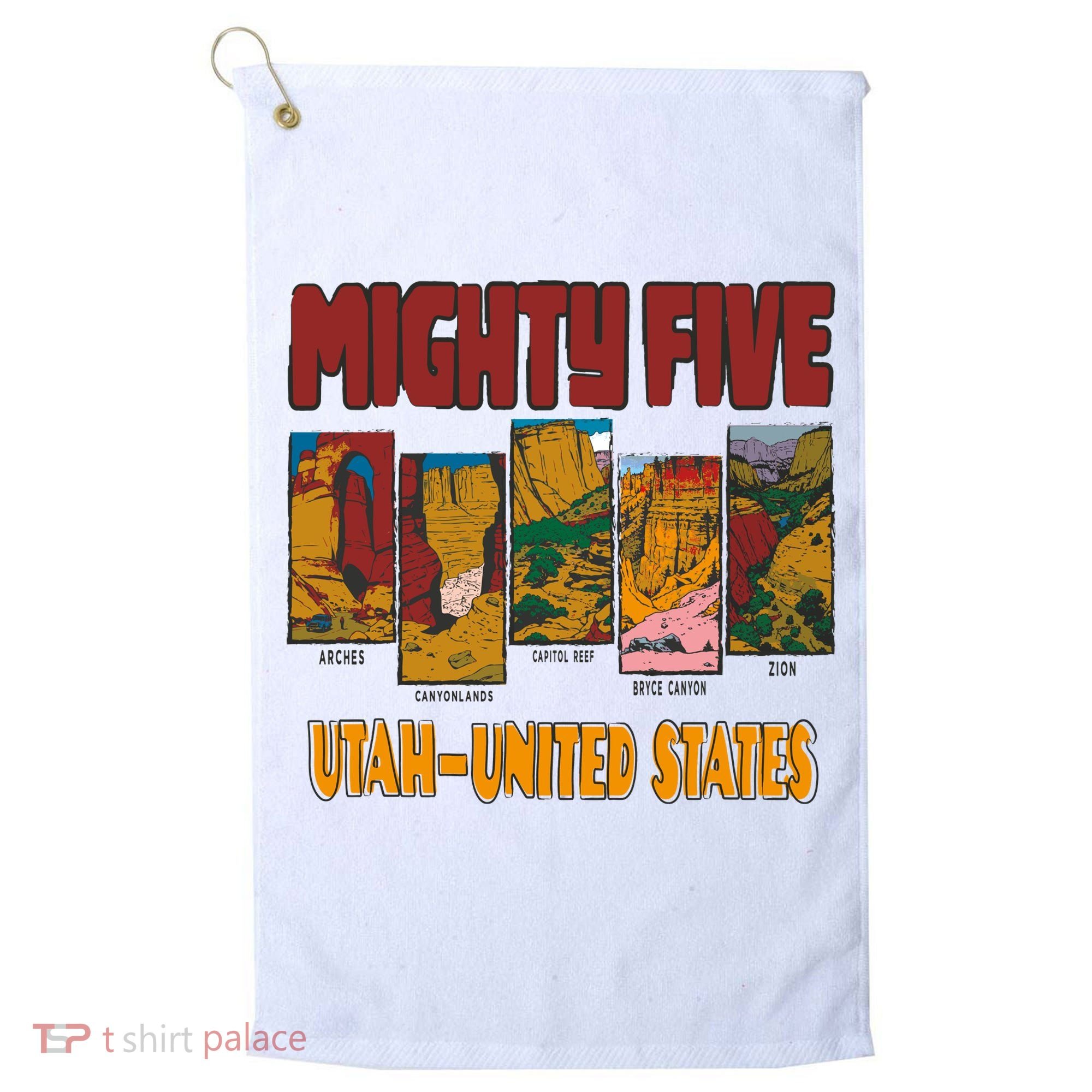 Big 5 Utah Mighty Five National Park Golf Towel