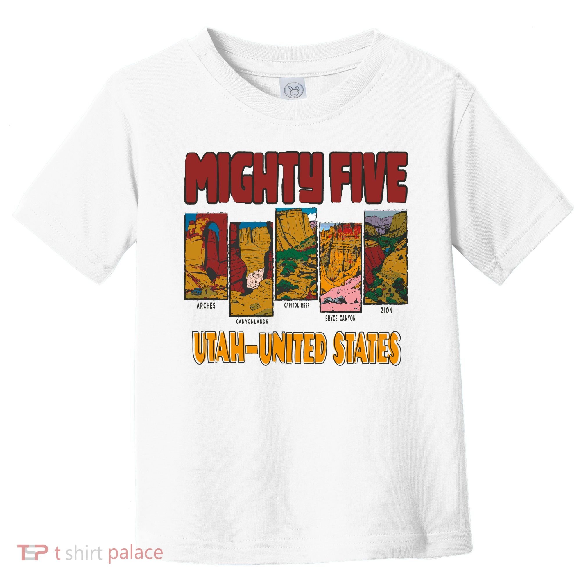Big 5 Utah Mighty Five National Park Toddler T-Shirt