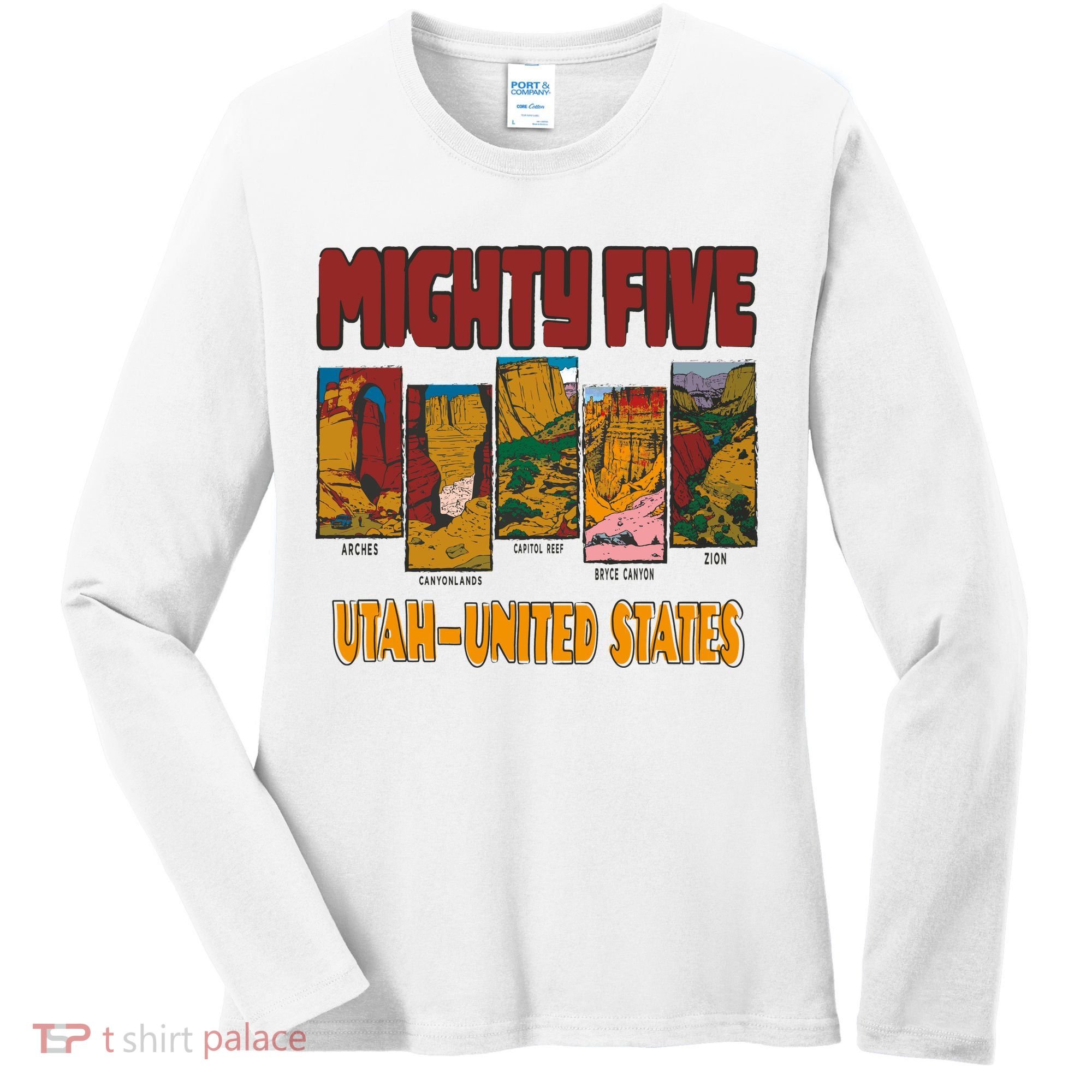 Big 5 Utah Mighty Five National Park Women's Long Sleeve Shirt