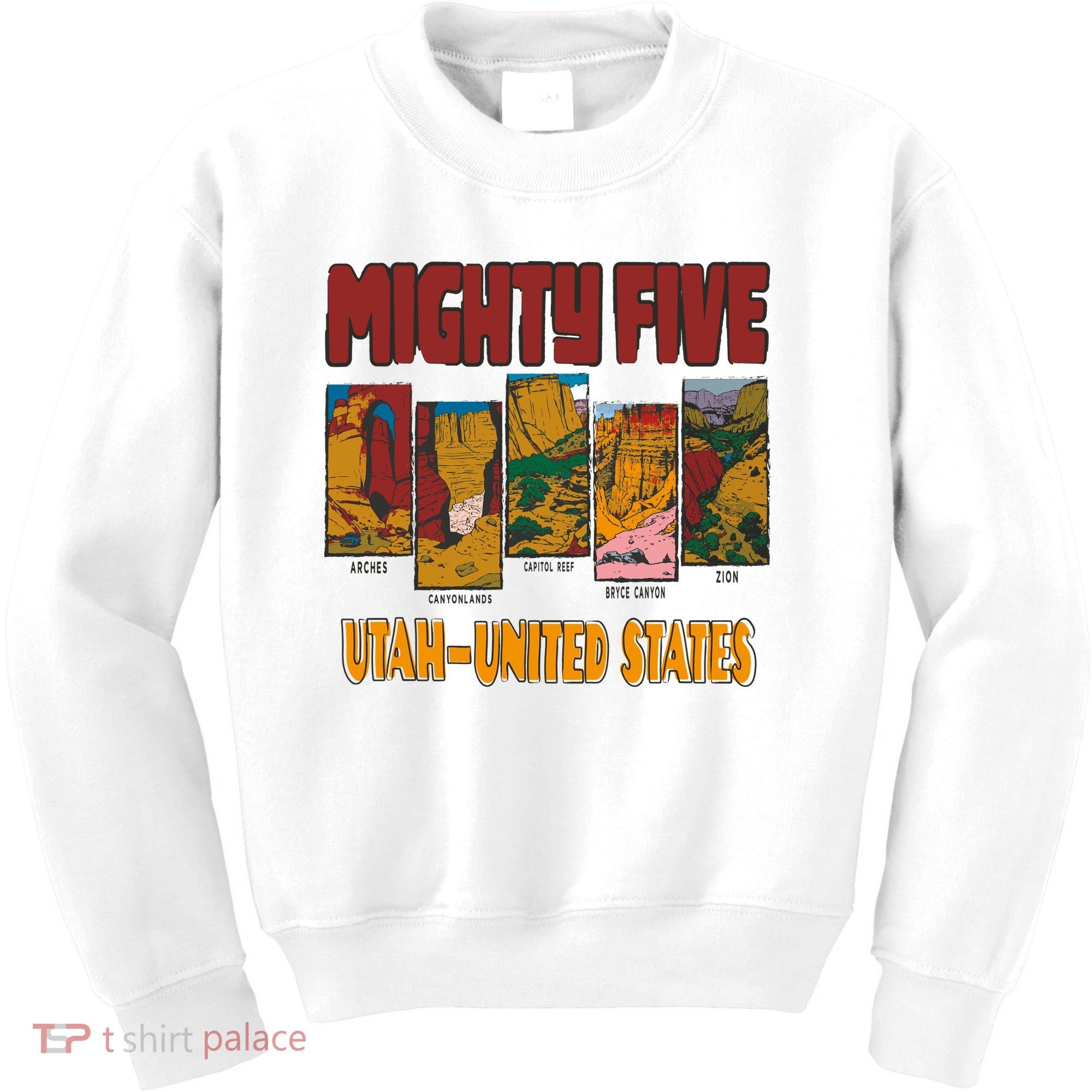 Big 5 Utah Mighty Five National Park Kids Sweatshirt