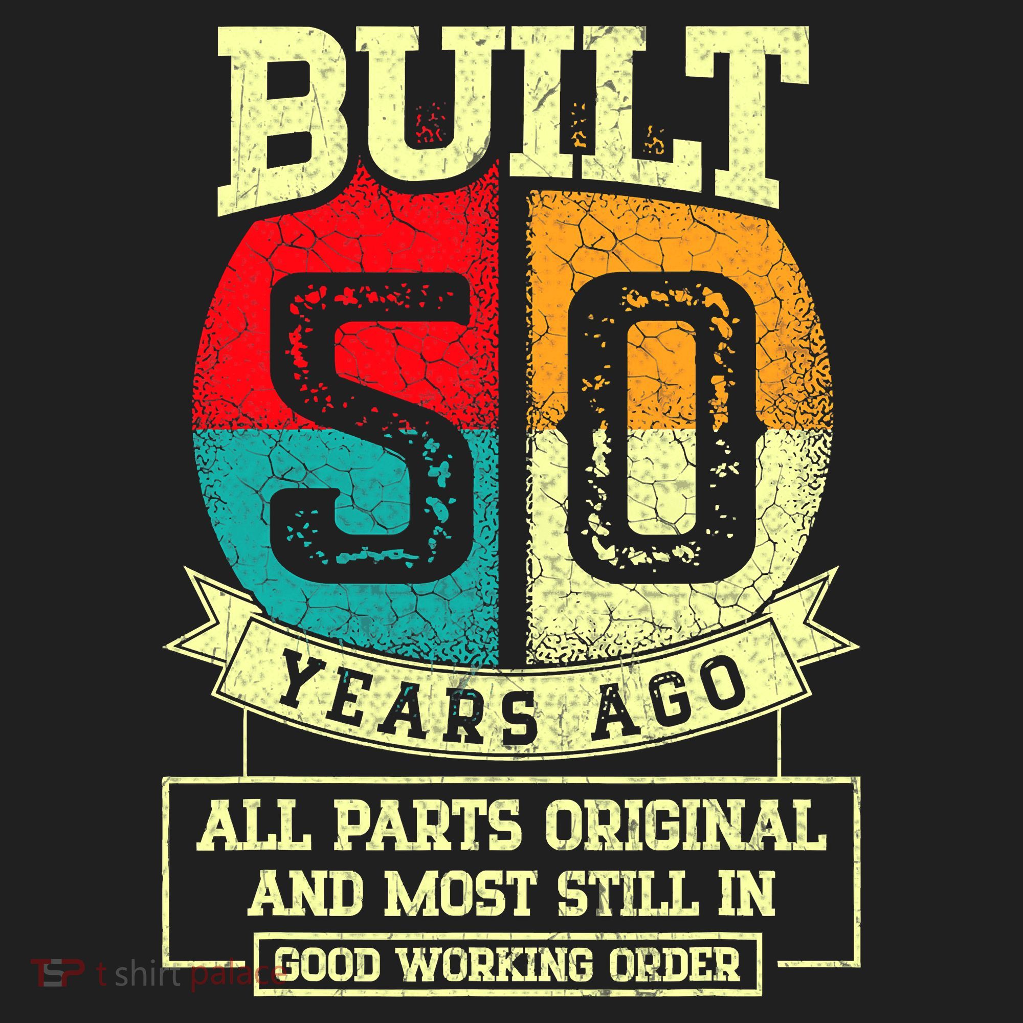 Built 50 Years Ago All Parts Original 50th Birthday Women's Sweatshirt