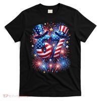 Birthday 67 American Flag 6-7 Meme USA 4th Of July America  T-Shirt thumb 0