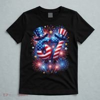Birthday 67 American Flag 6-7 Meme USA 4th Of July America  T-Shirt thumb 5