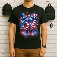 Birthday 67 American Flag 6-7 Meme USA 4th Of July America  T-Shirt thumb 6