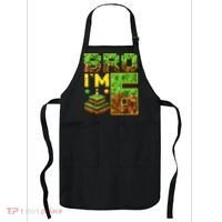 Boy 6th Birthday Boy Bro I’M 6 Year Old Gamer Pixel Apron thumb 0