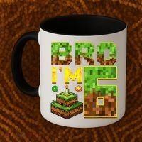 Boy 6th Birthday Boy Bro I’M 6 Year Old Gamer Pixel Coffee Mug thumb 2