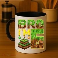 Boy 6th Birthday Boy Bro I’M 6 Year Old Gamer Pixel Coffee Mug thumb 4
