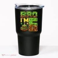 Boy 6th Birthday Boy Bro I’M 6 Year Old Gamer Pixel Tumbler thumb 0