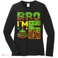 Boy 6th Birthday Boy Bro I’M 6 Year Old Gamer Pixel Women's Long Sleeve Shirt thumb 0