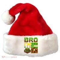 Boy 6th Birthday Boy Bro I’M 6 Year Old Gamer Pixel Santa Hat thumb 0