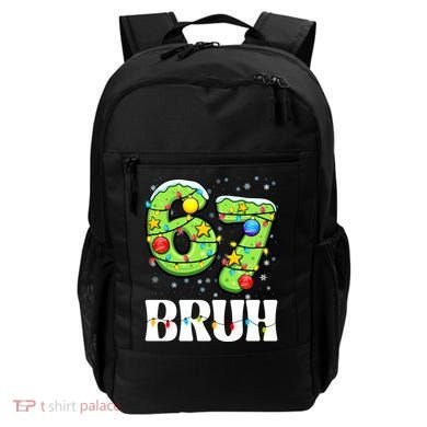 Bruh 67 Christmas Six Seven 6-7 Meme Funny Backpack