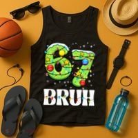 Bruh 67 Christmas Six Seven 6-7 Meme Funny Tank Top thumb 4