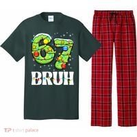 Bruh 67 Christmas Six Seven 6-7 Meme Funny Pajama Set thumb 0