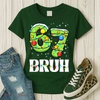 Bruh 67 Christmas Six Seven 6-7 Meme Funny Women's T-Shirt thumb 3