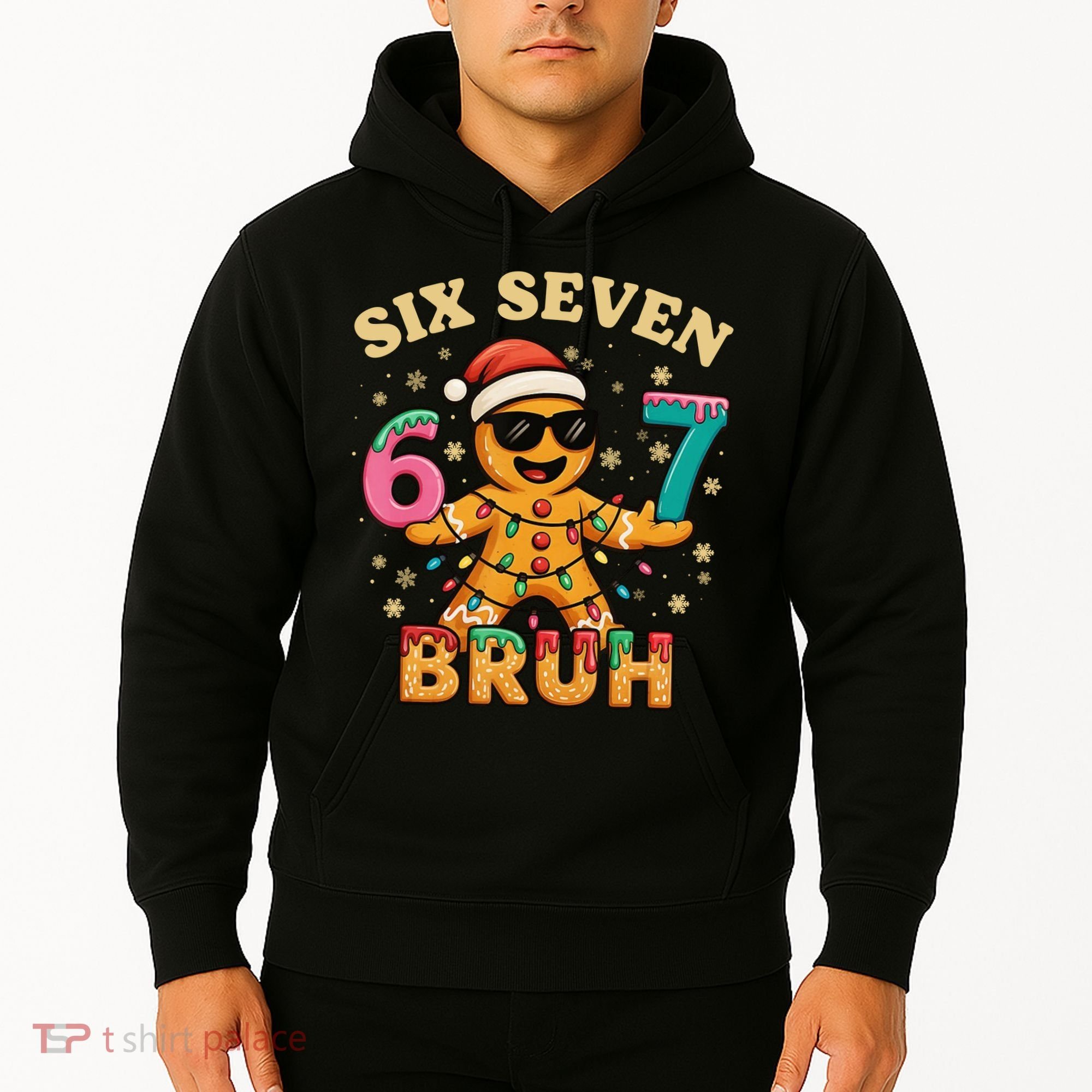 Bruh 67 Christmas Six Seven Gingerbread Hoodie