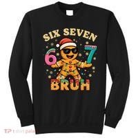 Bruh 67 Christmas Six Seven Gingerbread Sweatshirt thumb 0