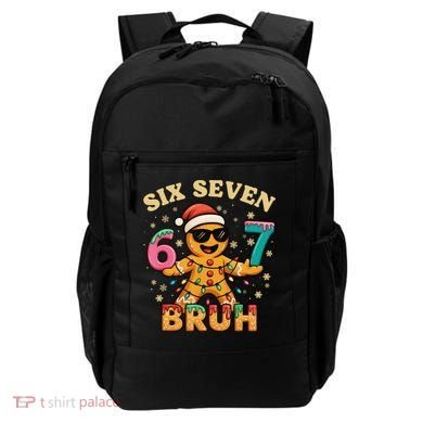 Bruh 67 Christmas Six Seven Gingerbread Backpack