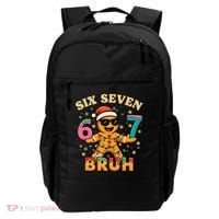 Bruh 67 Christmas Six Seven Gingerbread Backpack thumb 0
