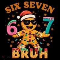 Bruh 67 Christmas Six Seven Gingerbread Coffee Mug thumb 5