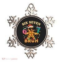 Bruh 67 Christmas Six Seven Gingerbread Ornament thumb 0