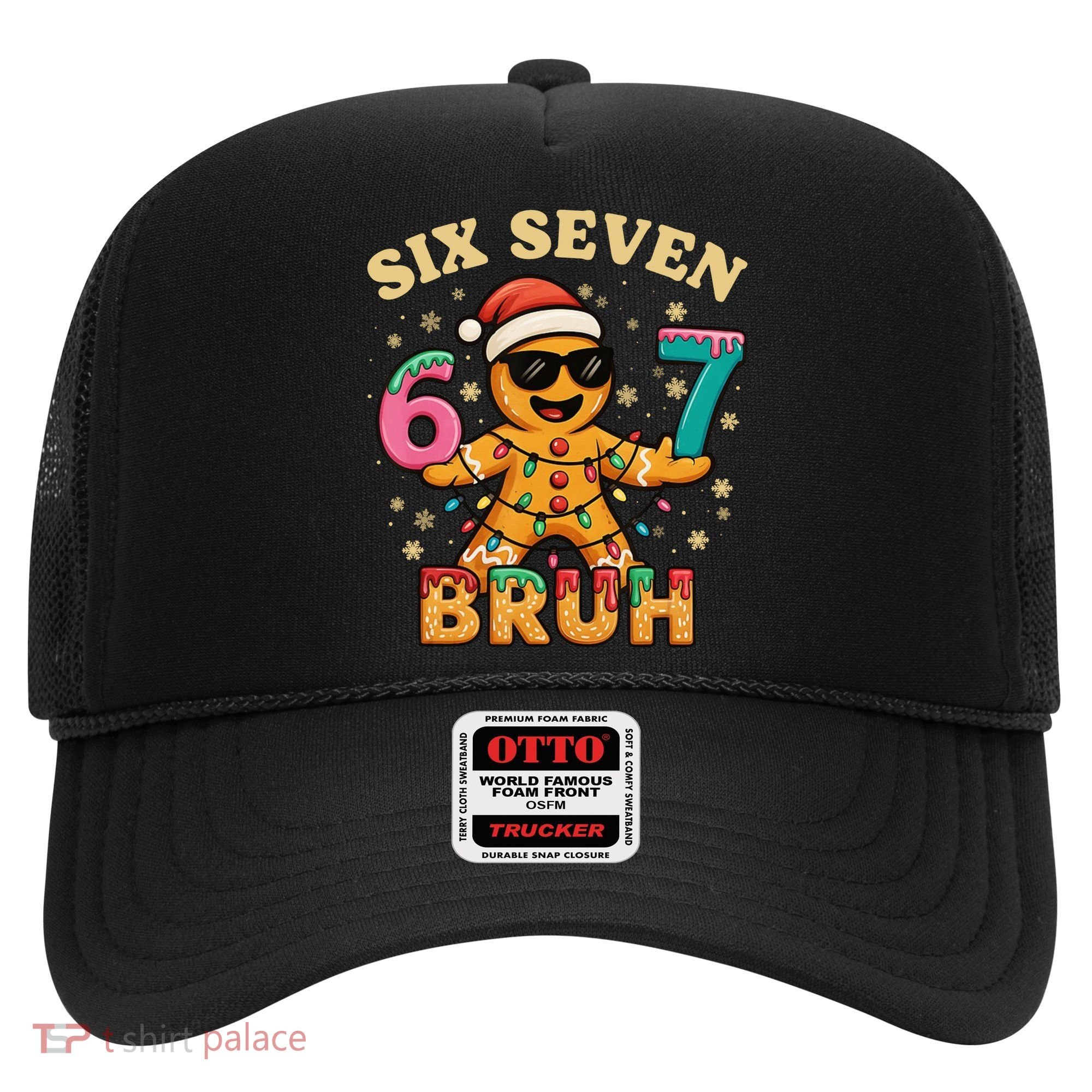 Bruh 67 Christmas Six Seven Gingerbread Hat