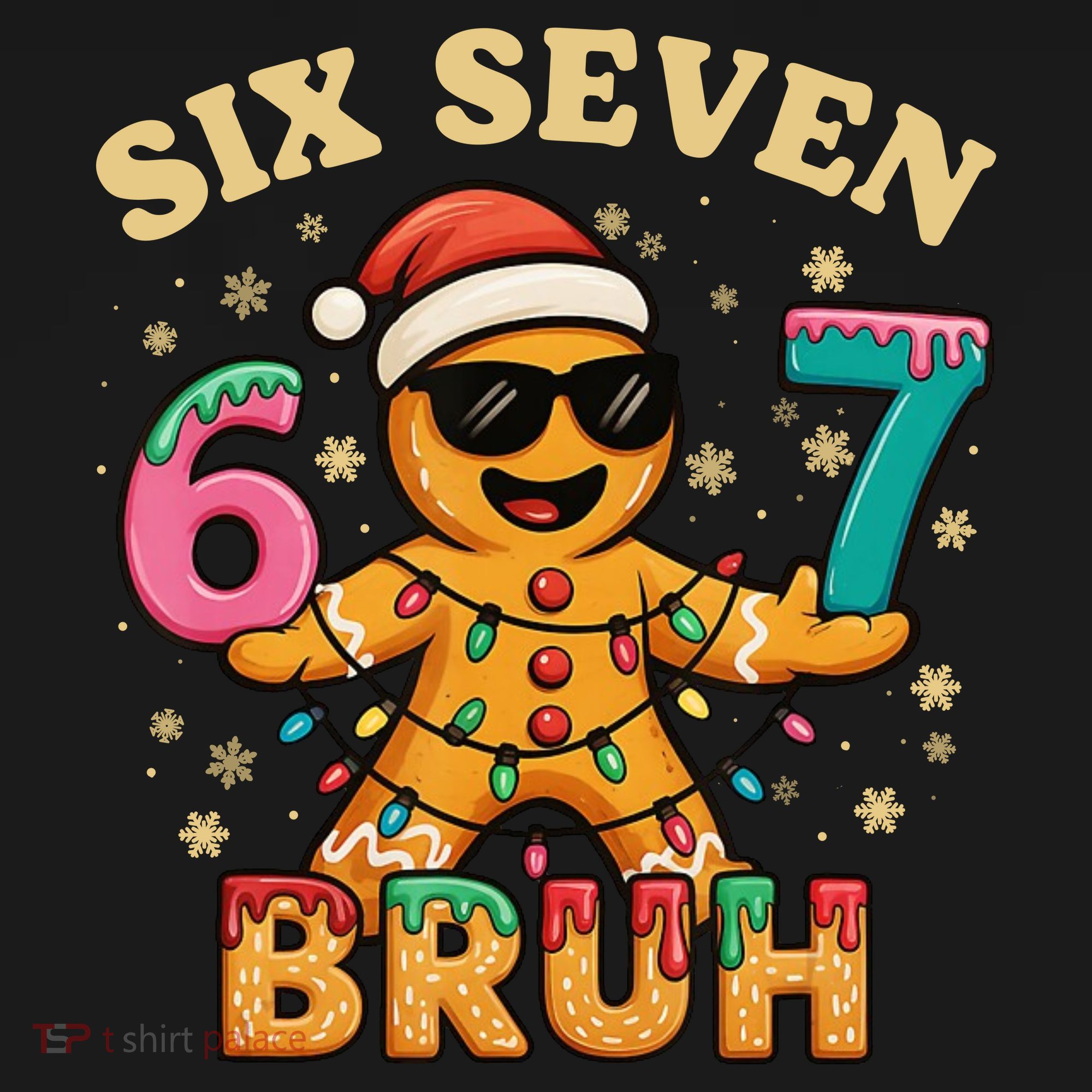 Bruh 67 Christmas Six Seven Gingerbread Women's Long Sleeve Shirt