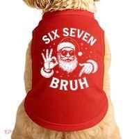 Bruh 67 Christmas Santa Claus Six Seven 6 7 Meme Doggie Tank thumb 0