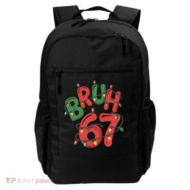 BRUH 67 Christmas Trendy X-Mas Meme Backpack