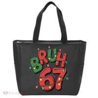 BRUH 67 Christmas Trendy X-Mas Meme Tote Bag thumb 0