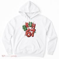 BRUH 67 Christmas Trendy X-Mas Meme Hoodie thumb 0