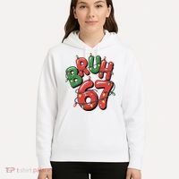 BRUH 67 Christmas Trendy X-Mas Meme Hoodie thumb 5