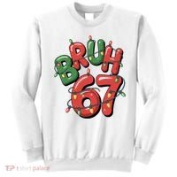 BRUH 67 Christmas Trendy X-Mas Meme Sweatshirt thumb 0