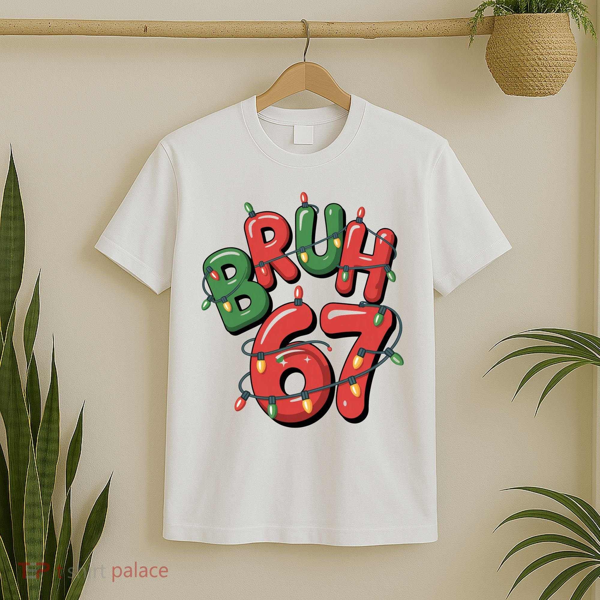 BRUH 67 Christmas Trendy X-Mas Meme T-Shirt