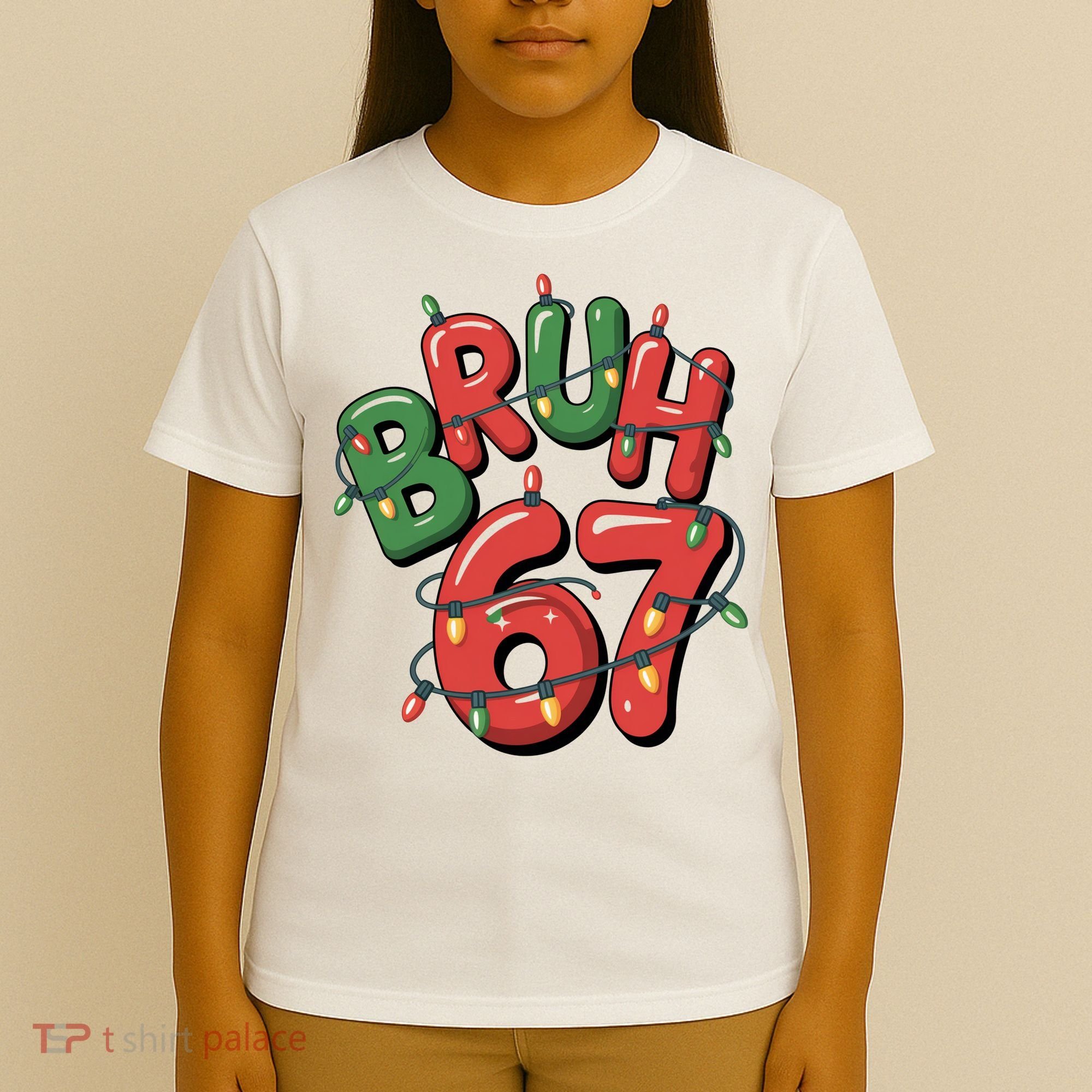 BRUH 67 Christmas Trendy X-Mas Meme T-Shirt