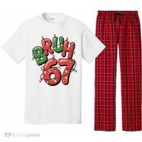 BRUH 67 Christmas Trendy X-Mas Meme Pajama Set thumb 0