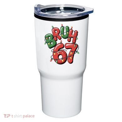 BRUH 67 Christmas Trendy X-Mas Meme Tumbler