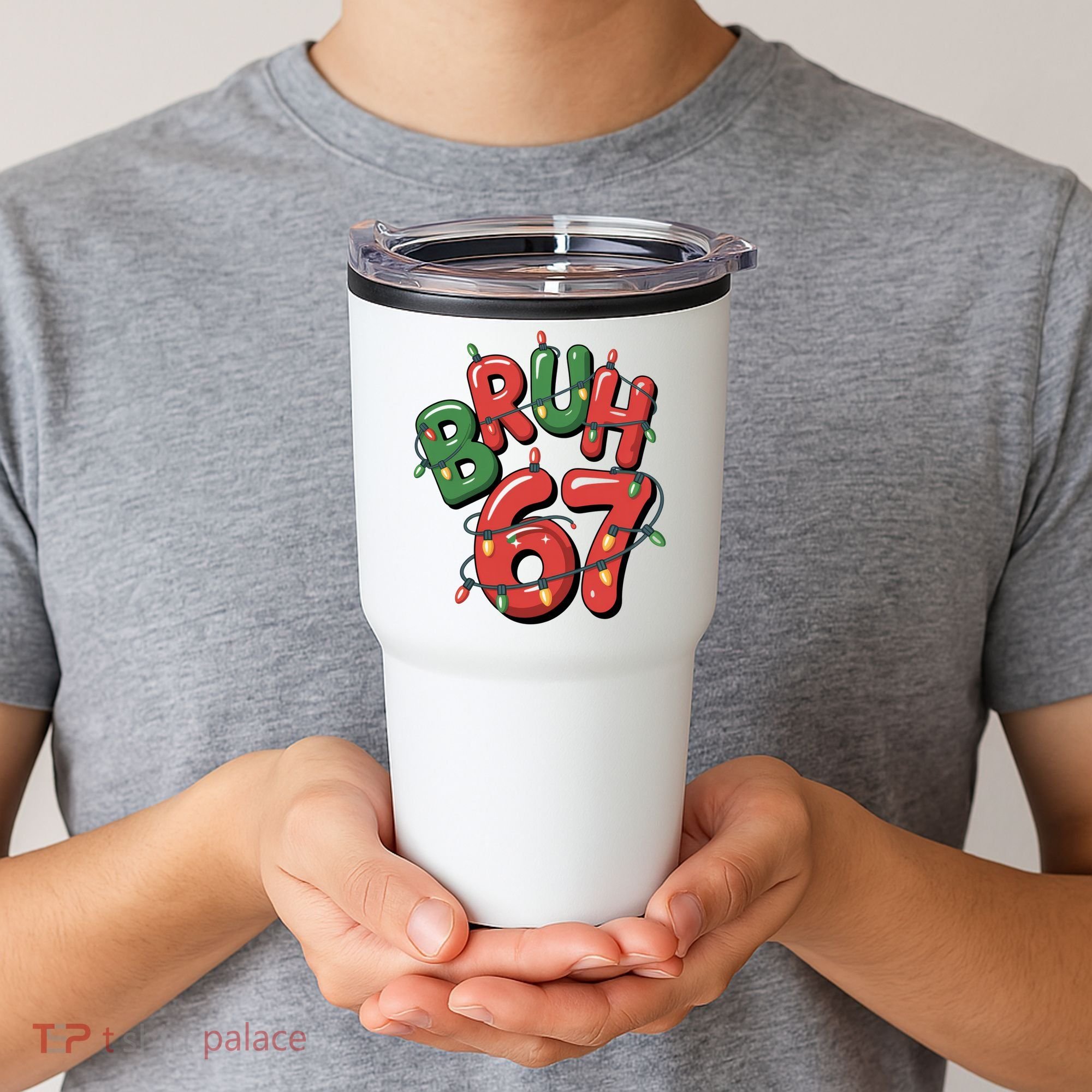 BRUH 67 Christmas Trendy X-Mas Meme Tumbler