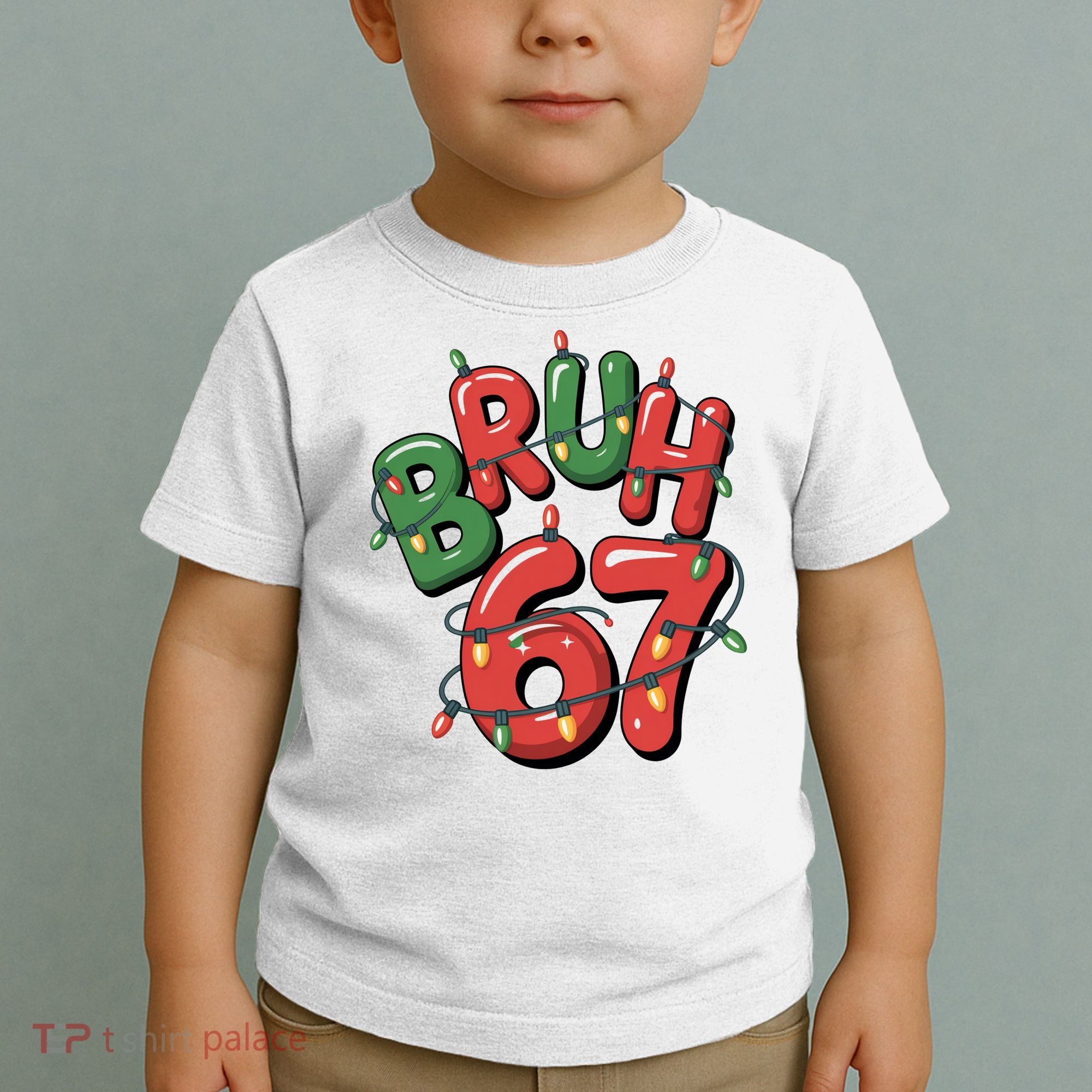 BRUH 67 Christmas Trendy X-Mas Meme Toddler T-Shirt