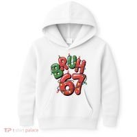 BRUH 67 Christmas Trendy X-Mas Meme Kids Hoodie thumb 0