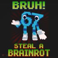 Bruh 67 Six Seven 6-7 Funny Brainrot Meme Backpack thumb 2
